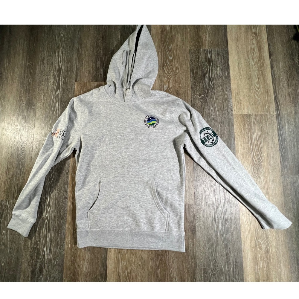 District Hoodie Men S Grey Stewards Individual Placements TTAP Pullover Fleece